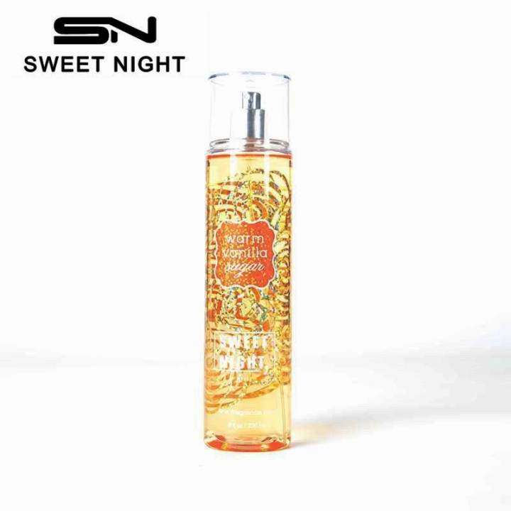 Sweet Night Warm Vanilla Sugar Perfume Body Mist 236ml | Lazada PH