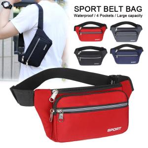 Sports Belt Bags for Men Waist Pack Outdoor Phone Fanny Pack for Hiking Waterproof Large Capacity Chest Bags