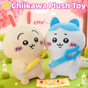 30-50CM Chiikawa Plush Toy Cute Kawaii Cartoon Pillow Soft Sleeping Doll Animal Gift for Kids