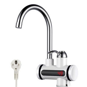 【Local Shipping】Vogvigo 220V 3sec Instant Tankless Electric Hot Water Faucet with LED Digital Display Kitchen Fast Heating Tap Water Heater