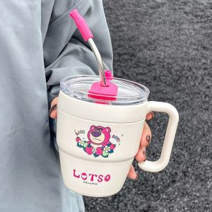 แก้วเก็บความเย็น แก้วกาแฟ จับถ้วยสูญญากาศ มีฝาปิด กระติกน้ําร้อน แก้วกาแฟ สเตนเลส316 สําหรับเครื่องดื่ม 480ml ZH15002