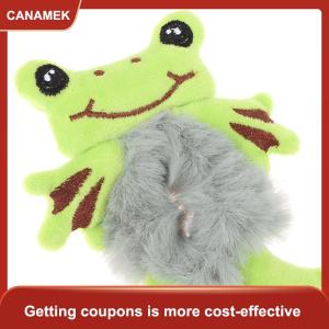 【CANAMEK】 Dễ Thương Phim Hoạt Hình Ếch Cao Su Ban Nhạc Cho Cô Gái Sang Trọng Đuôi Ngựa Maruko Tóc Tie Đàn Hồi Tóc Vòng Mũ Nón Cô Gái Trẻ Em Tóc Phụ Kiện
