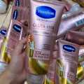 Vaseline Gluta Hya Serum burst Lotion 200ml/100ml. 