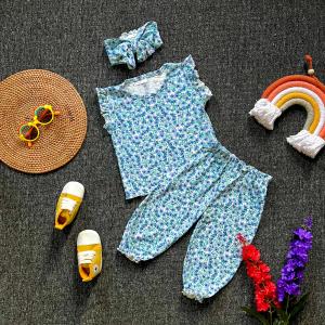 Usia 3-18 bulan Setelan Baby Perempuan DIONE Free Headband By Little Koda One set Baju Bayi cewek Murah