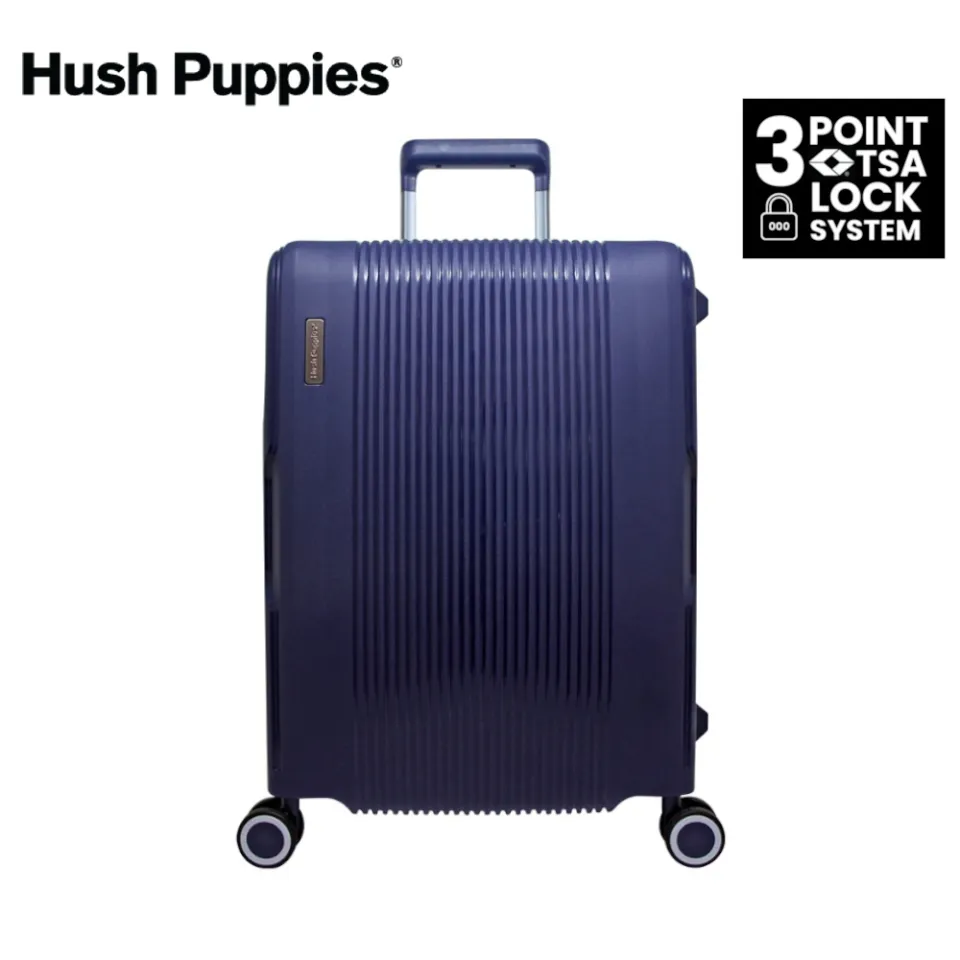 Hush Puppies 3-Point Latch TSA Lock Polypropylene PP Frame Hard