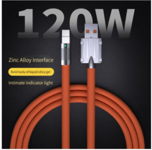 Cáp Sạc Nhanh 3 Đầu Siêu Bền Dùng Cho Tất Cả Các Điện Thoại SmartPhone Sạc Nhanh 3 Trong 1 - Dây Cáp Sạc Nhanh 120W 6A Bằng Hợp Kim Kẽm Và Silicon Chính hãng SNOWLIGHT Dây sạc điện thoại 3 đầu cho nhiều loại điện thoại