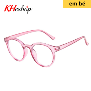 Kính mới nhất năm 2021 tròng tròn chống ánh sáng xanh cho bé gọng cổ điển phù hợp học online trên máy tính mã Y2801 - kheshop