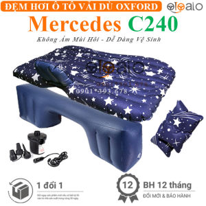 Giường đệm hơi dành cho xe ô tô Mercedes C240 vải dù Oxford cao cấp - OTOALO