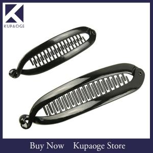 [Kupaoge] กิ๊บหนีบผมทรงปลาสีทึบสำหรับผู้หญิงกิ๊บหนีบผมทรงกล้วย