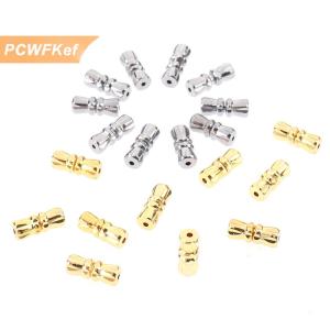 【PCWFKef】 10 cái đinh vít móc khóa dạng thùng để tự làm vòng tay vòng cổ trang sức