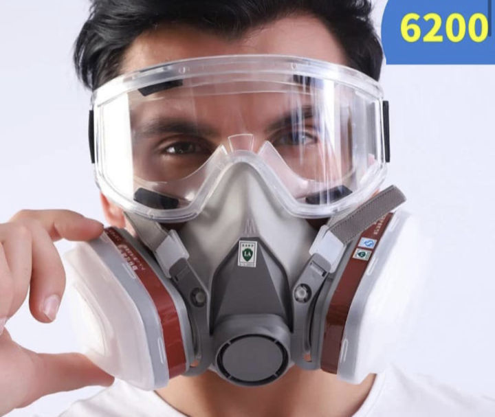 [HOBBY MATE] AIRBRUSH RESPIRATOR MASK WITH FREE SAFETY GOGGLES