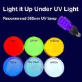 MizoArt SIX Color Invisible UV Paint Set For Indoor/Outdoor Use or Invisible UV Black light Paint Set 0.7oz /pots. 