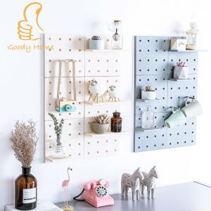 Goody Home แผ่นวางของติดผนัง ใช้กาวสองหน้าในการติดผนัง แทนการเจาะผนัง ใช้วางของใช้ ตกแต่งผนังได้