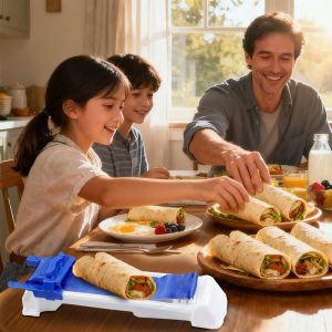 SKJK 2Pcs DIY Meat Rolling Tool Simple and fast to use Kitchen Accessories Stuffed Grape Cabbage Leaves Roller Lumpia Maker Portable Vegetable Rolled Meat Machine Sushi Making
