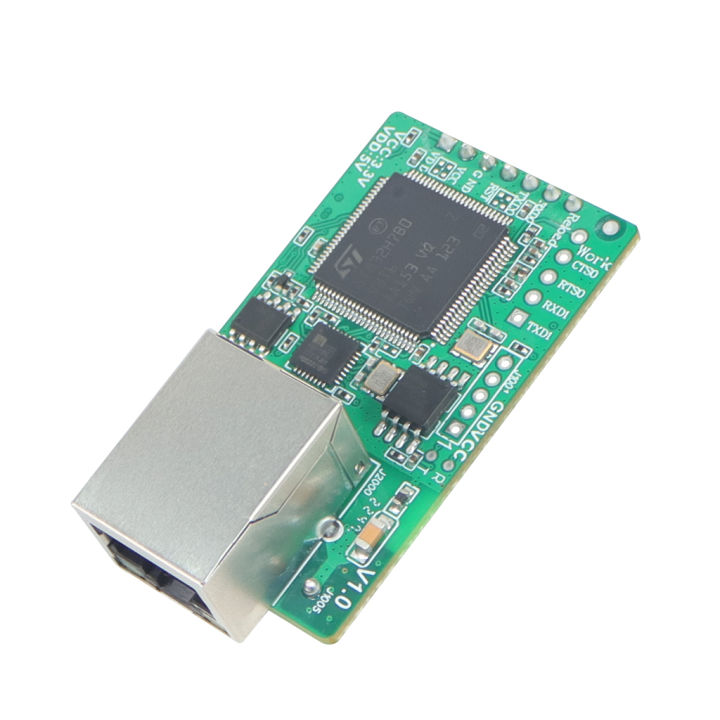1ชิ้น USR-TCP232-E2 Pin Type Serial UART TTL To LAN Ethernet Module 2 ...