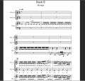 Kertas Musik Not Balok Partitur judul RUSH E Buku Latihan dengan instrument Piano Violin Cello. 