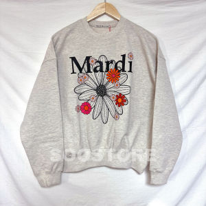 Mardi Mercredi Sweatshirt Flowermardi Blossom - Oatmeal Black