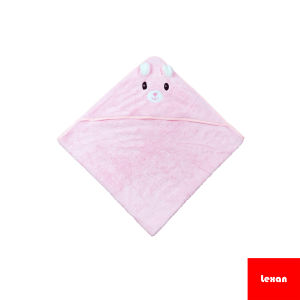 Lexan Soft Microfiber Baby Wrap Hooded Blanket【80 x 80cm】Children Bathtowel Hoodie Infant Swaddle