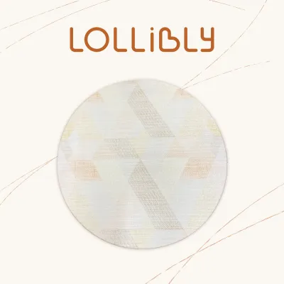 Lollibly Sand Dune Playmat (3 Sizes: Big One 200 x 140cm Little One 100 x 140cm Round One 140cm) - Dual-sided Waterproof Odorless Non-toxic