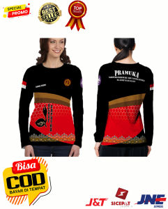 baju kaos JERSEY PRAMUKA WANITA / PEREMPUAN DEWASA DAN ANAK  FULL PRINTING / SUBLIM BERBAGAI JENIS KERAH DAN UKURAN ART  1