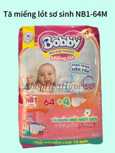 Miếng lót Bobby sơ sinh NB1* 108 Miếng NB1*64 Miếng NB2*60 miếng Tã Bobby cho bé sơ sinh / Bĩm sơ sinh Bobby Mẫu mới 2025