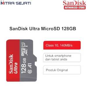 SanDisk MMC Micro SDXC SanDisk Ultra NA A1 140MB 64GB/128GB