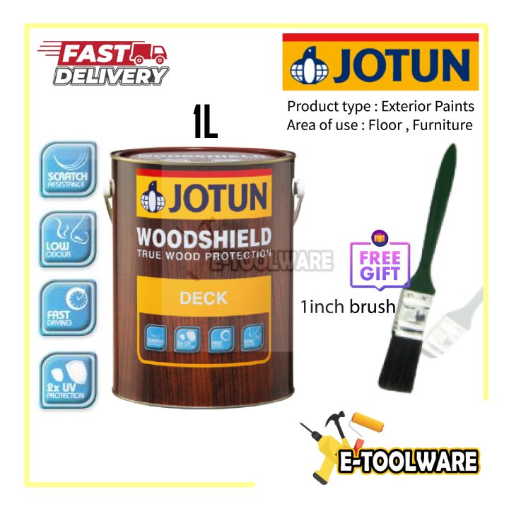 1L Jotun Woodshield True Wood Protection Deck Lazada
