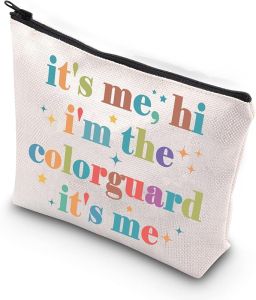 TSOTMO Color Guard Makeup Bag Its Me Hi Im The Color Guard Its Me BAG Flag Gift Marching Band Flag (colorguard)