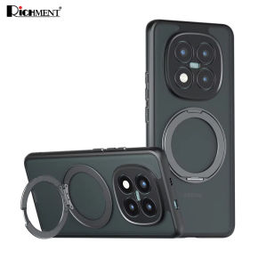 RICHMENT 360° Rotating Magnetic Metal Stand Phone Case Full Cover for Redmi Note 15 Pro Plus/Redmi Note 15 Pro/Redmi Note 15