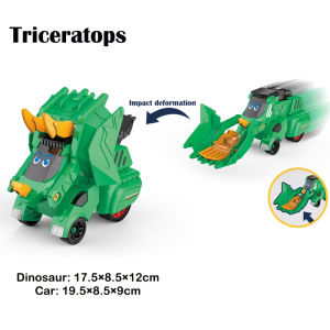 Mainan Mobil Inersia Transformasi Dinosaurus Tank Tangki Rex Transformasi Anak hadiah Natal