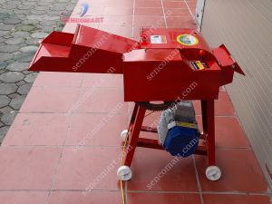 Máy Băm RơmCỏ Voi Có Lô Cuốn Tự Động An Toàn Tiện Lợi