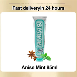 Marvis Whitening Anti-Tartar Toothpaste From Italy Oral Care for Universal Use with Fluoride 85ml