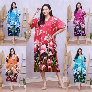 Daster Jumbo Rayon Kamboja XXL & Busui LD 130 PB 115