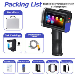 DRPDA D-HH3.0 Handheld Inkjet Printer Portable Coder Expiry Date Inkjet Machine Food Packing Label Production Coding Machine Multinational languages手持喷码机 打码机