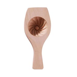 KECTTIO Manual Wood Baozi Mold Deepening Solid Wood Steamed Stuffed Bun Tool Multipurpose Easy To Clean Steamed Bread Mold Pastry