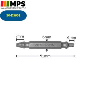 Merwin Damaged Screw Extractor Kit Stripped Screw Extractor Set Easily Remove most Sizes of Damaged Broken or Stripped Screws Broken Bolt Damage Screw Remover Extractor Drill Bits (LOCAL STOCK)