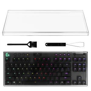 Geekria Keyboard Dust Cover Clear Acrylic Keypads Cover for Logitech G915 TKL/G915 X Lightspeed TKL/ G715 / G713