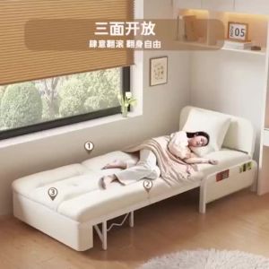 UrbanSpace SG- Foldable Single Lazy Sofa Bed Convertible Chair for Living Room Space Saving Design Small Apartment Home Essential Nap Use