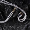 IcyMoon IEM Cable, 16 Core OCC+Silver Plated OFC Upgrade Cable,SPC in Ear Monitor Cable, Earphones Cables with 3.5/4.4mm Plug for ZS10 PRO 2 AS10 PRO ZSN PRO X EM6L (3.5mm with 0.78 2Pin). 