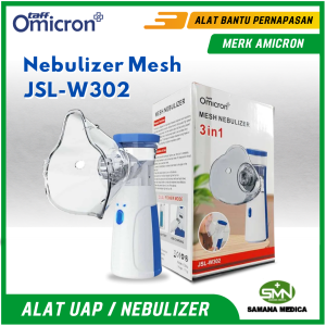 Alat Nebulizer Ultrasonic Taff Omicron MY-520A / JSL-W302 Mesh Nebulizer - Alat Terapi Pernapasan Ultrasonic Inhale Nebulizer
