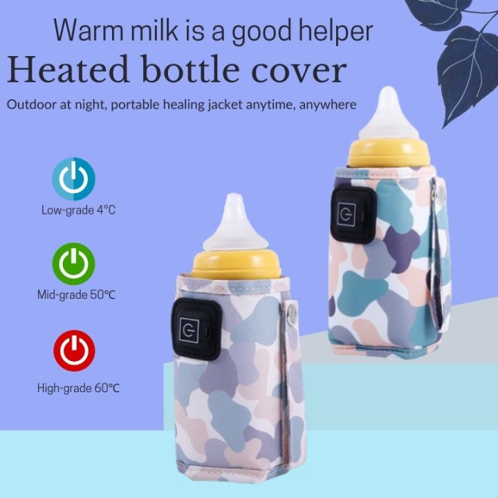 Baby Milk Warmer Bottle Warmer Portable Heating Bottle Feeding Pad USB  supported Milk Heater Lazada PH