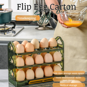 ห้องครัวตู้เย็นประตูด้านข้างกล่องเก็บไข่พลิกขึ้น