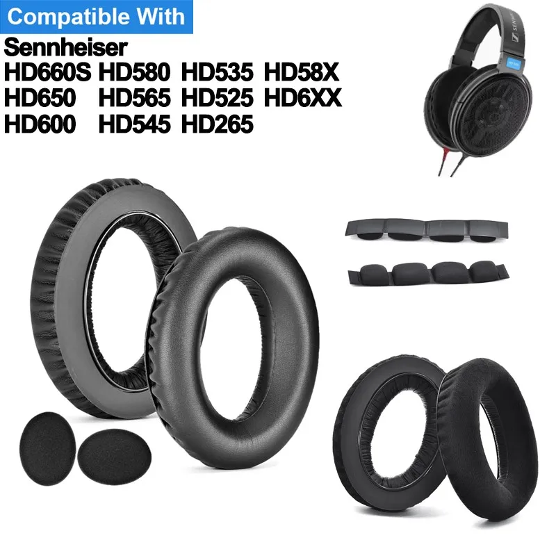 Ear Pads for Sennheiser HD660S HD650 HD600 HD580 HD565 HD545 HD535