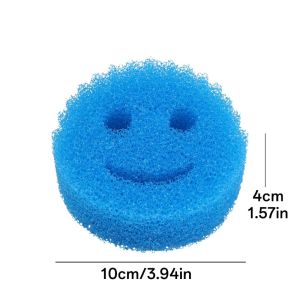 10/20pcs Dishwashing Sponge / Smiling Face Magic Cleaning Sponge / Multi-functional Scratch-free Scrub Pad / for Cleaning Bowl Pan Pot