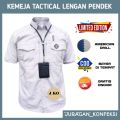 KEMEJA TACTICAL LAPANGAN PDL M-TAC LENGAN PENDEK - BAJU BAHAN DRILL - BAJU KEMEJA PREMIUM LENGAN PENDEK. 