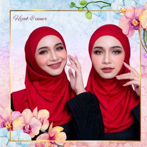 ผ้าคลุมแม่ลูก ฮิญาบ มาพร้อมอินเนอร์ เนื้อผ้านิ่ม สวมใส่ง่าย เหมาะกับมือใหม่หัดคลุม HL66วาริสมุสลิม