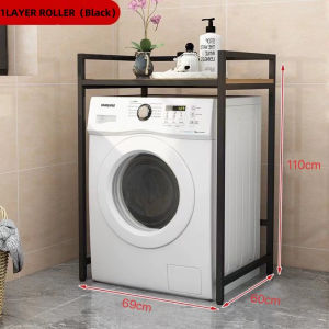 Washing Machine Rack Organizer Storage Rack Bathroom Cabinet Drum Shelf Balcony Floor Multi-Functional Floor Stand