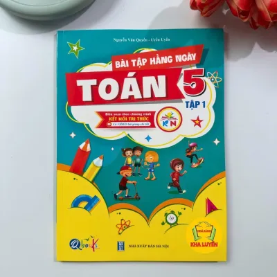 Sách- Combo Bài Tập Hằng Ngày Toán Và Tiếng Việt Lớp 5 ( Cả 2 Kì)-Kết Nối Tri Thức 2024