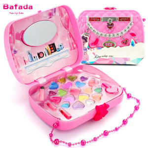 Bafada Girls MakeUp Toy for Kids Pretend Play Makeup Set Safety Non-toxic Makeup Kit Toy for GirlsDressing Cosmetic Girls Beauty Toy Baby cosmetics Baby toyskids Makeup setBaby cosmeticsGirls Toy Make Up Kits with Mirror and Secure Close