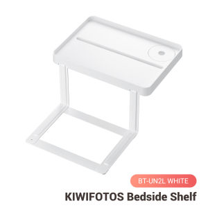 KIWIFOTOS Bedside Shelf for BedBedside Tray Table Under Mattress for Box Spring/Bed Plate Bed/Platform BedLarge Bed Tray Nightstand Shelf Bedside Caddy for College Dorm Bed